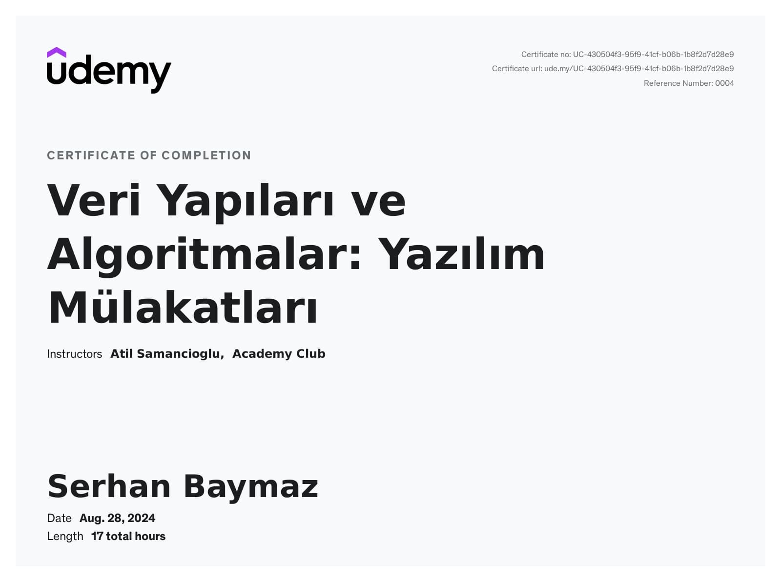 Data Structures & Algorithms